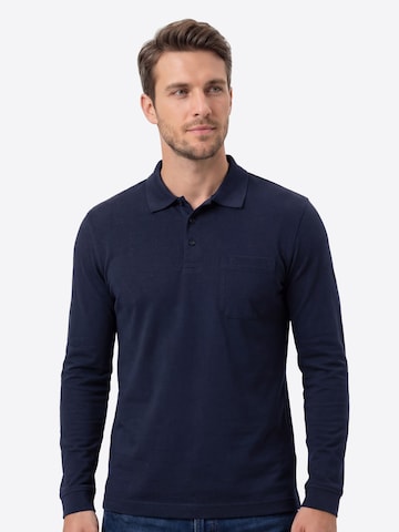 Ragman Shirt 'Basic' in Blue: front