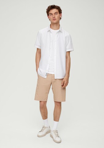 s.Oliver - Regular Fit Camisa em branco