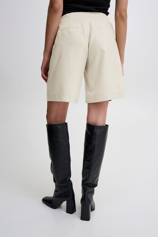 ICHI Regular Broek 'VILNA' in Beige