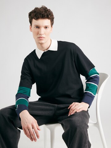 WRANGLER Koszulka 'SS SOLID TEE' w kolorze czarny: przód