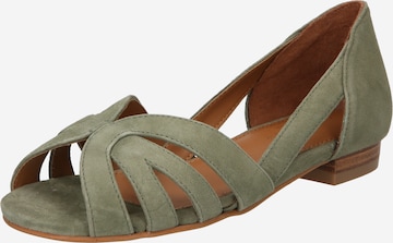 Dorothy Perkins Ballerina 'Barb' in Groen: voorkant