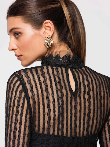 Ombre Bluse‌‌‌‌‌‌‌ in Schwarz