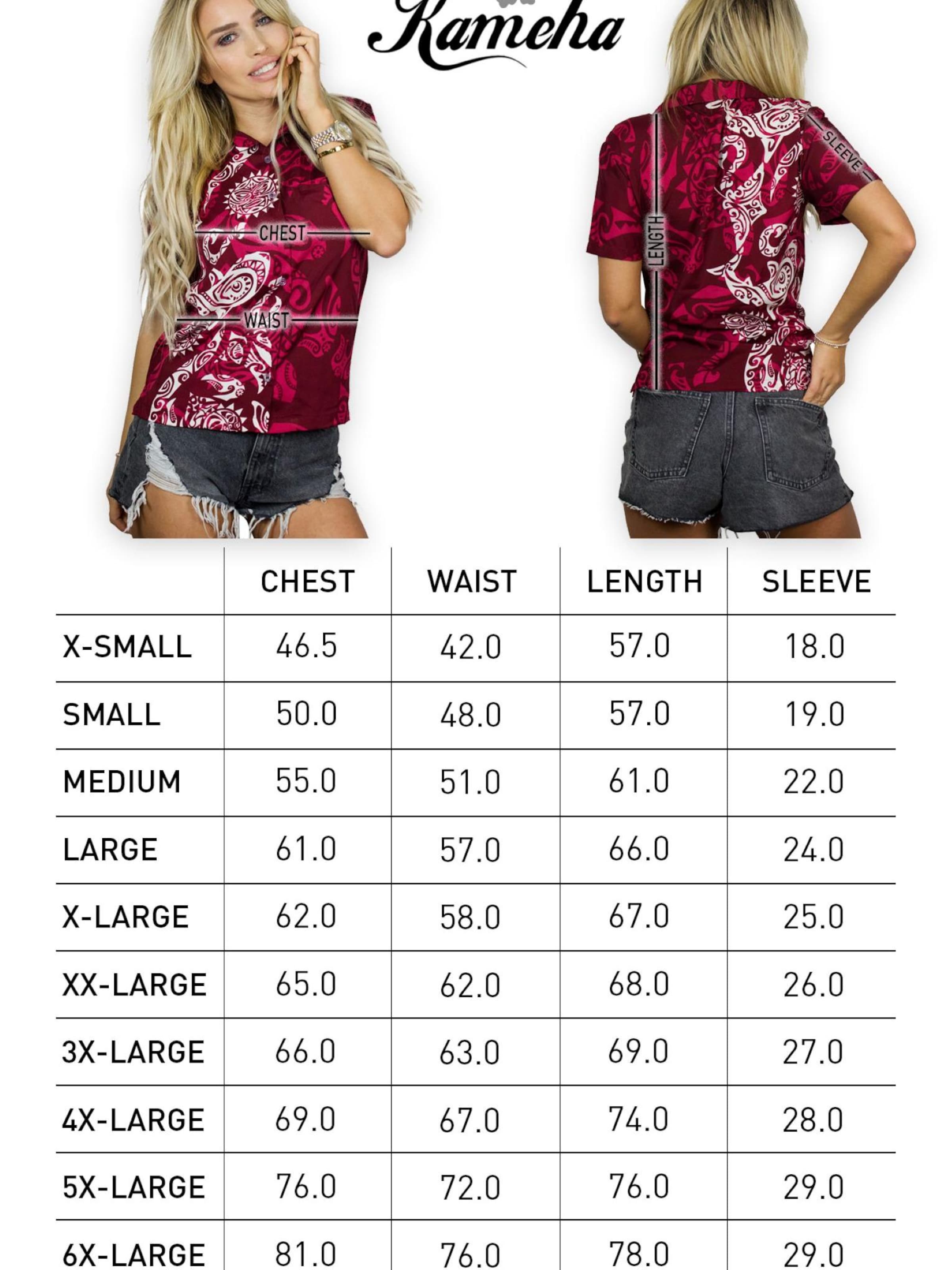 King Kameha Blouse 'Maori Wedding' in Red