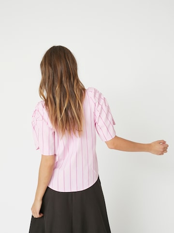 co'couture Blouse 'Rosalina' in Roze