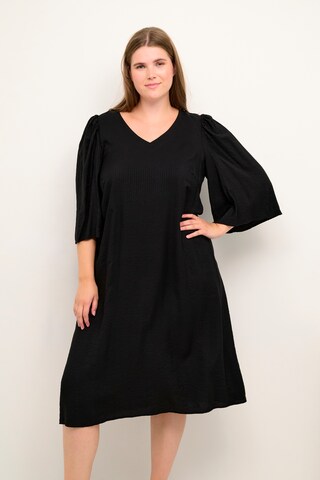 KAFFE CURVE Dress 'Juanna' in Black: front