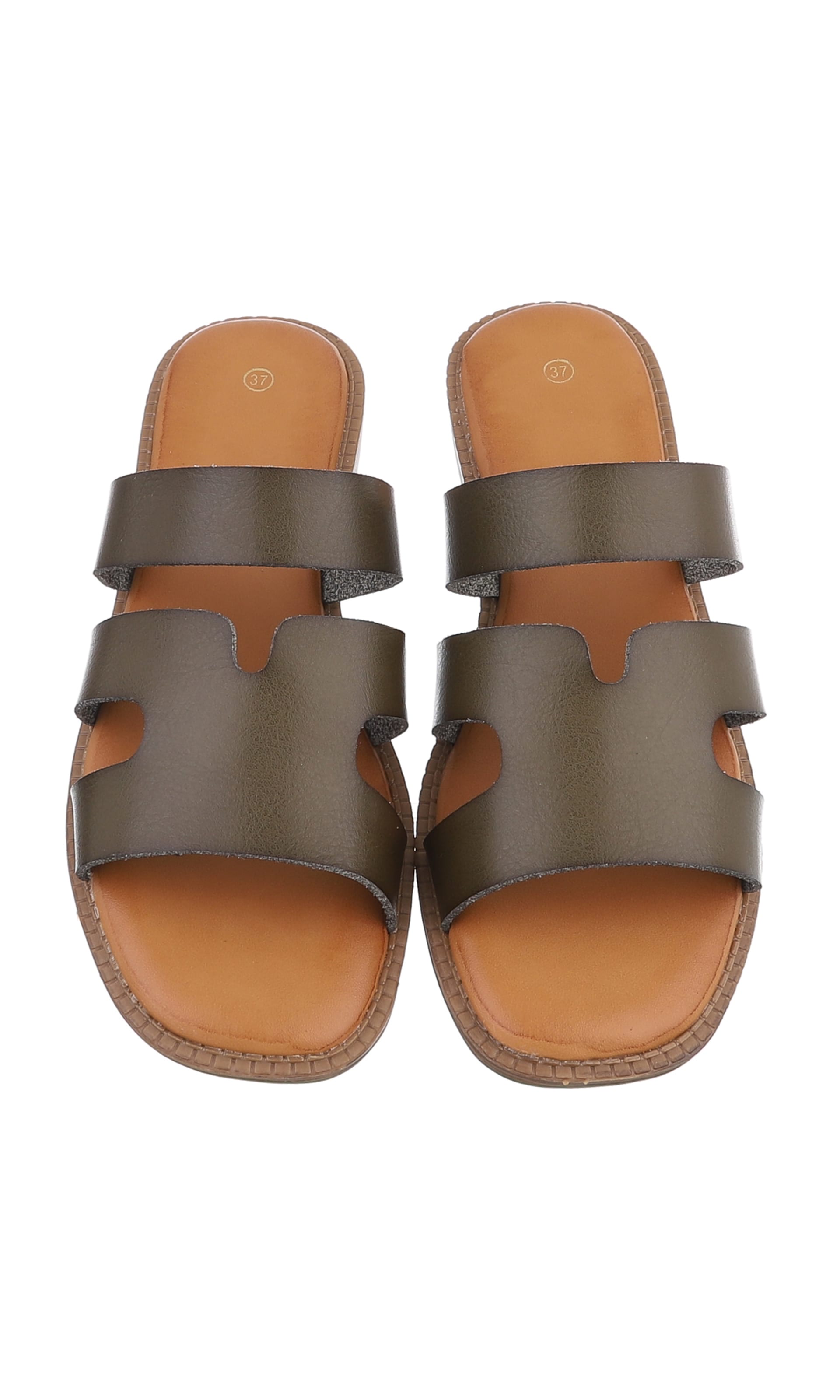 Ital-Design Pantolette in Grün