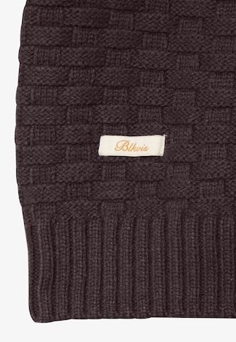BLKVIS Gebreid vest in Bruin