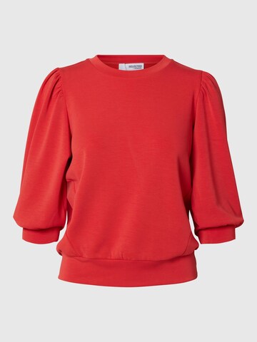 Sweat-shirt SELECTED FEMME en rouge