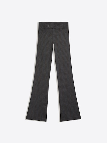 Bershka Flared Pants in Grey