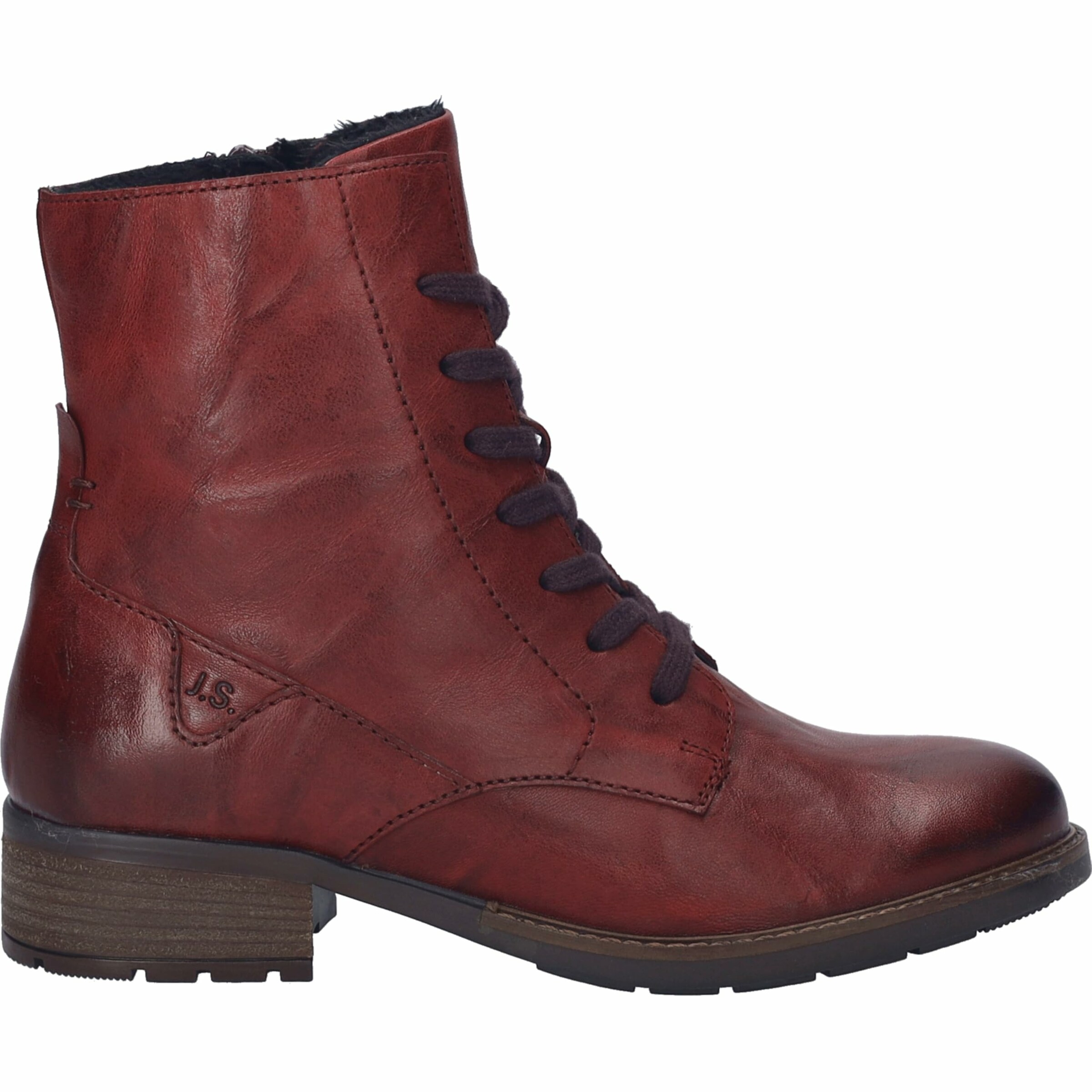 JOSEF SEIBEL Schnürstiefel in Rot