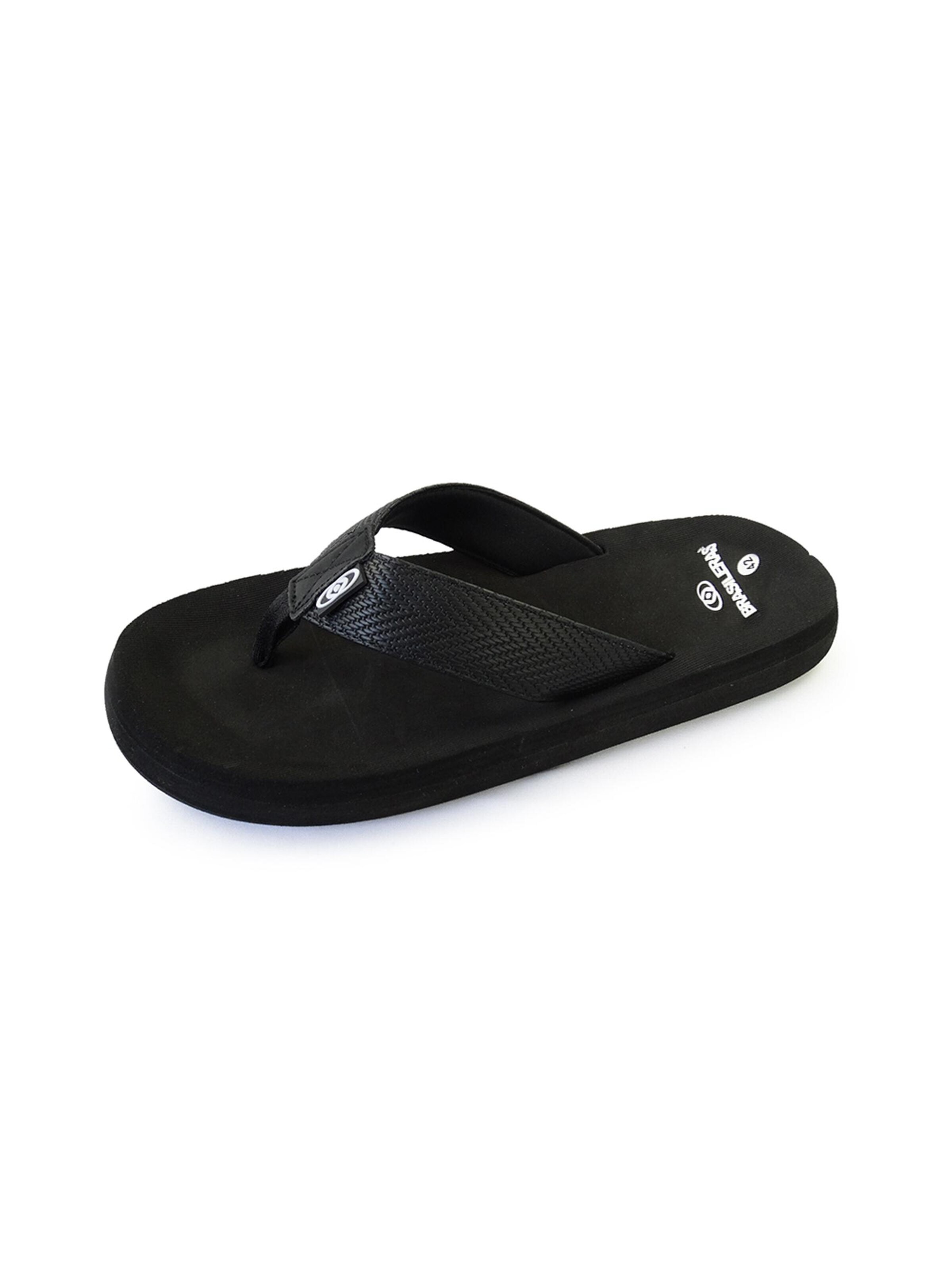 Brasileras - Zapatos para playa y agua 'Puff' en negro