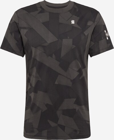 Tricou G-Star RAW pe negru / alb, Vizualizare produs