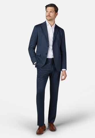 HECHTER PARIS Regular fit Business-colbert 'modern fit' in Blauw