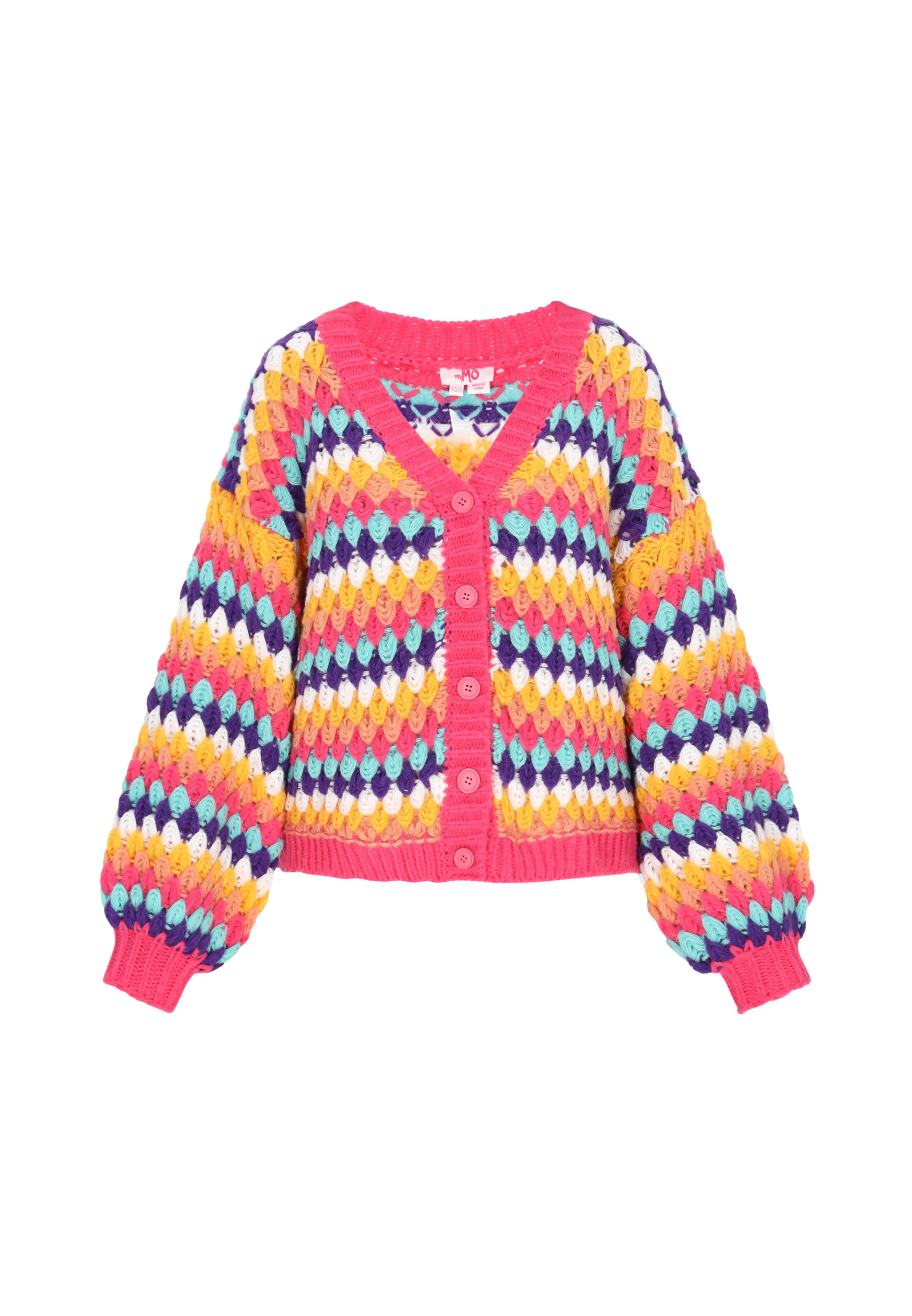 MYMO - Cárdigan en rosa: frente