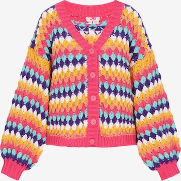 Cardigan oversize MYMO en rose : devant