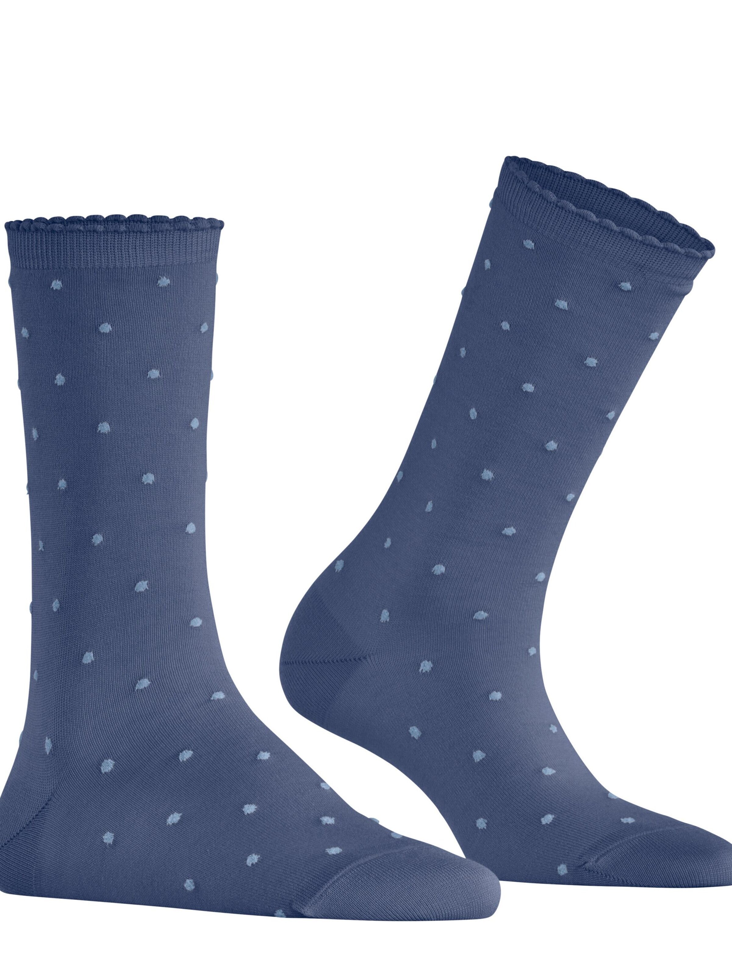 FALKE Socken 'Spike Dot'‌‌‌‌‌‌ in Blau: Vorderseite