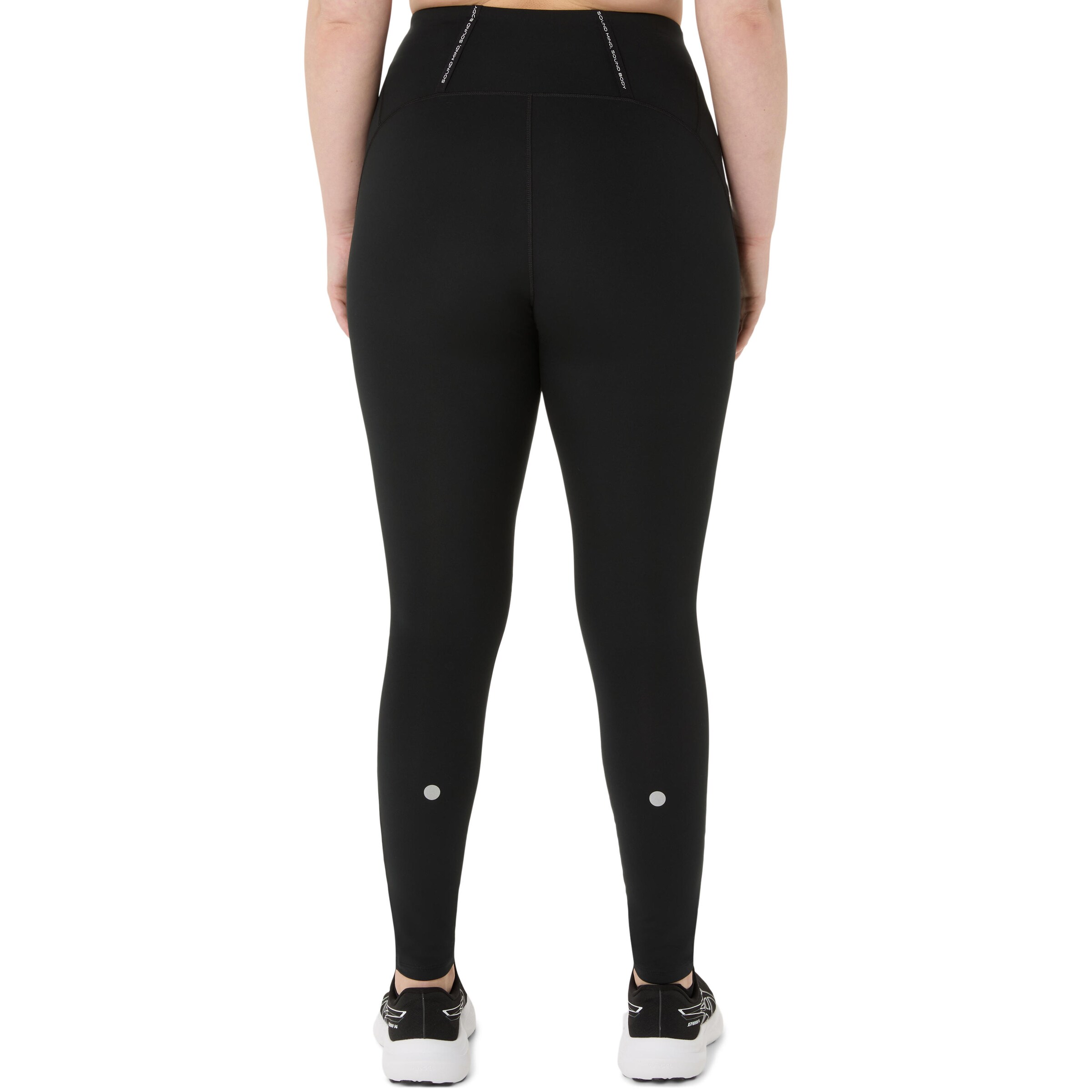 ASICS Skinny Sporthose in Schwarz