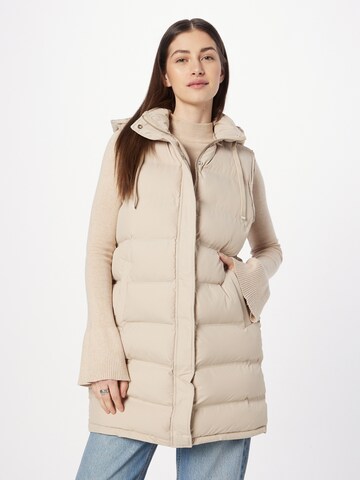 Fransa Bodywarmer 'BAFAB' in Beige: voorkant