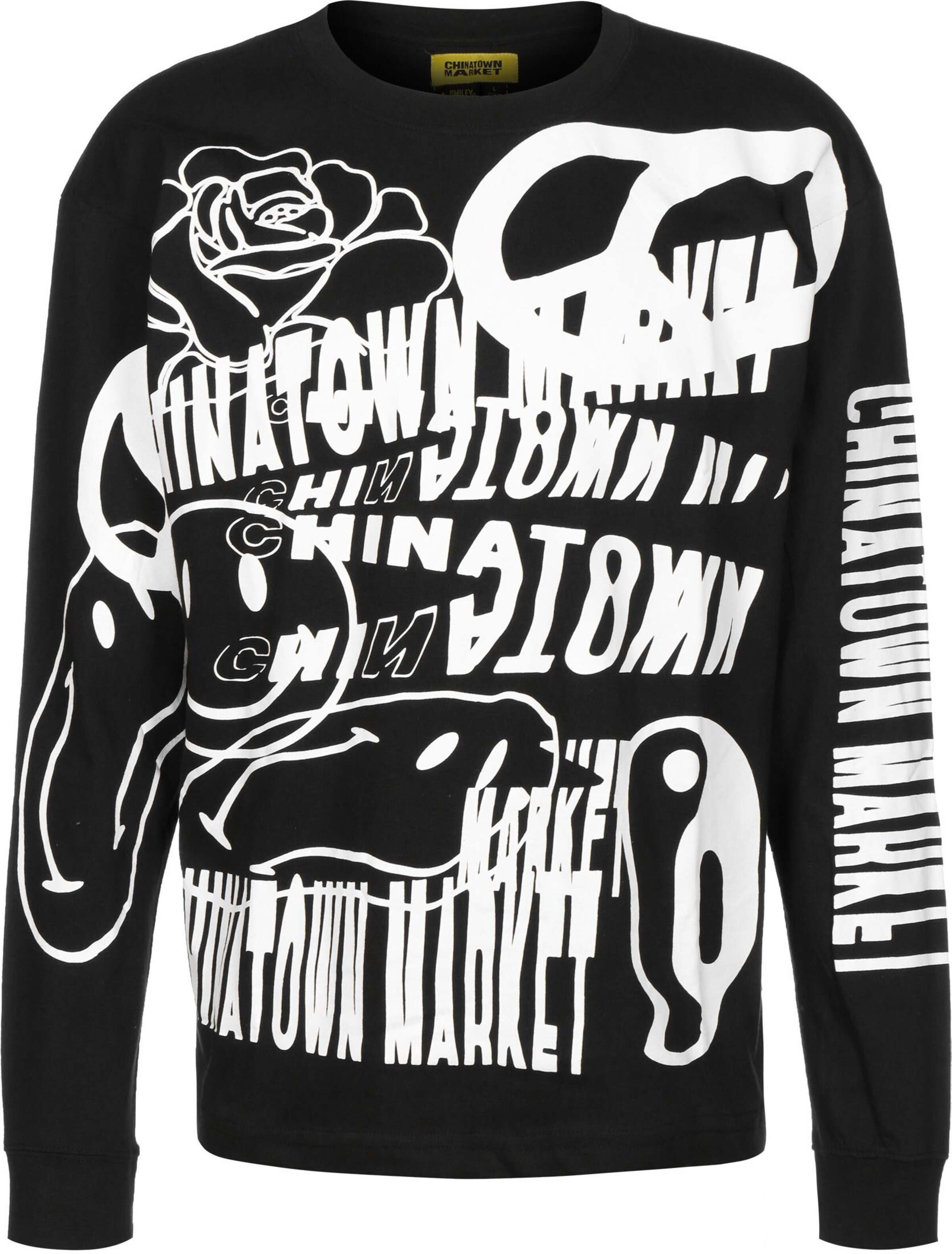 Maglietta 'Market Warp Chinatown' di MARKET in nero: frontale