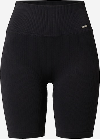 aim'n - Skinny Calças de desporto em preto: frente