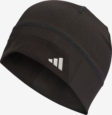 ADIDAS PERFORMANCE Athletic Hat in Black: front