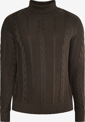 Pull-over DreiMaster Vintage en marron : devant