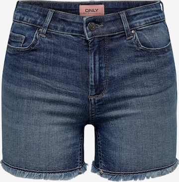 Coupe slim Jean 'Blush' ONLY en bleu : devant