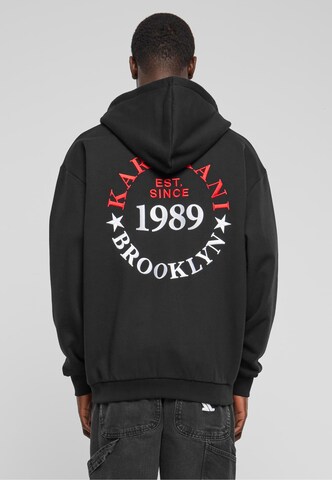 Karl Kani Zip-Up Hoodie in Black