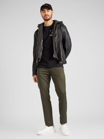 TOPMAN Slim fit Chino trousers in Green