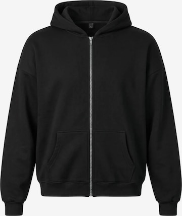 Veste de survêtement BlankOrder en noir : devant