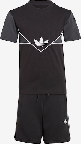 Set 'Adicolor And' ADIDAS ORIGINALS en noir : devant