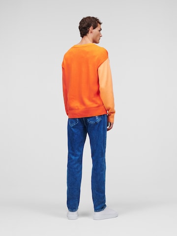 oranžs Karl Lagerfeld Sportisks džemperis