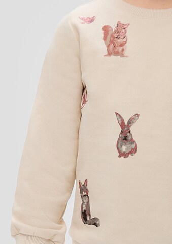 s.Oliver Sweatshirt in Beige