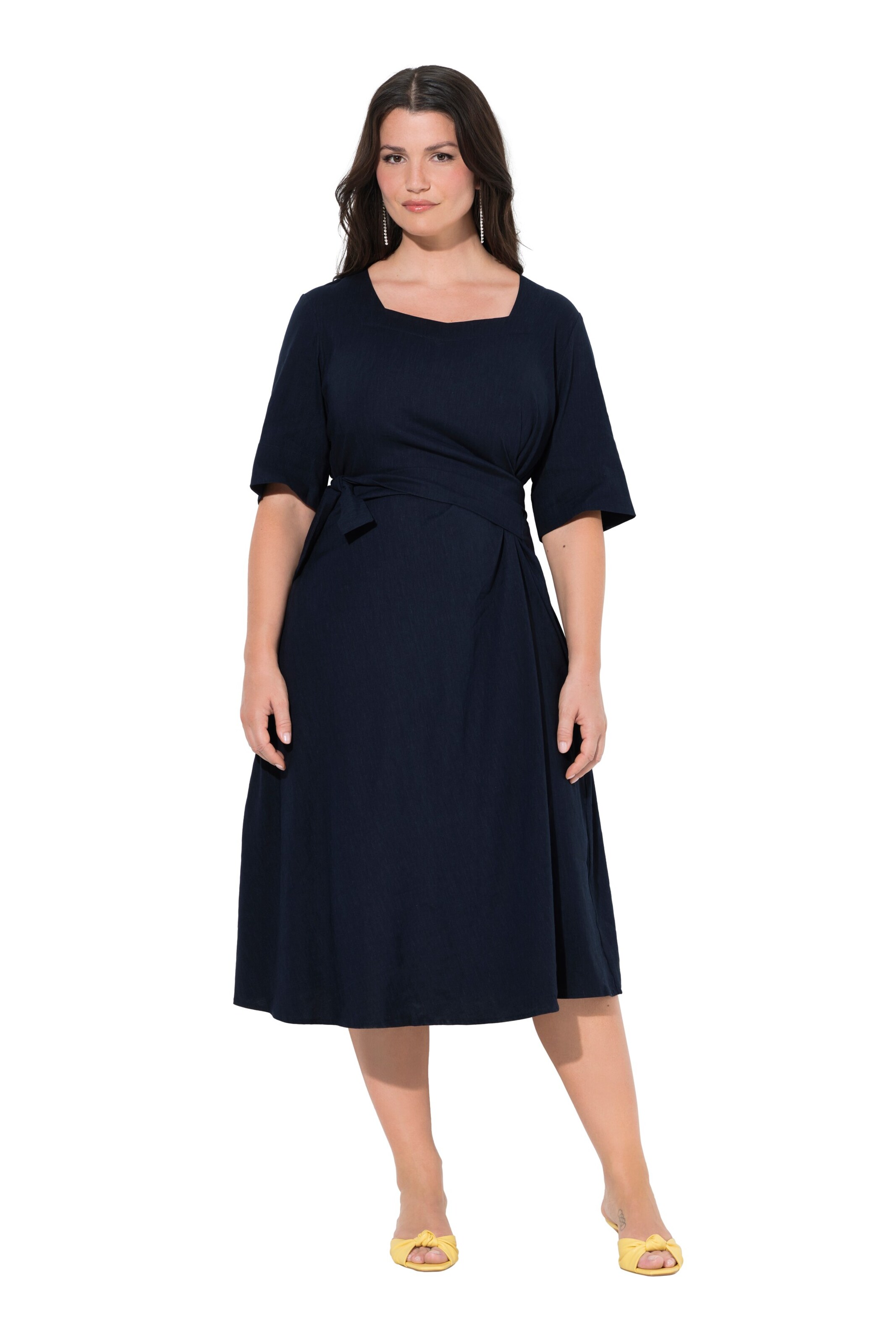 Ulla Popken Jurk in Blauw: voorkant