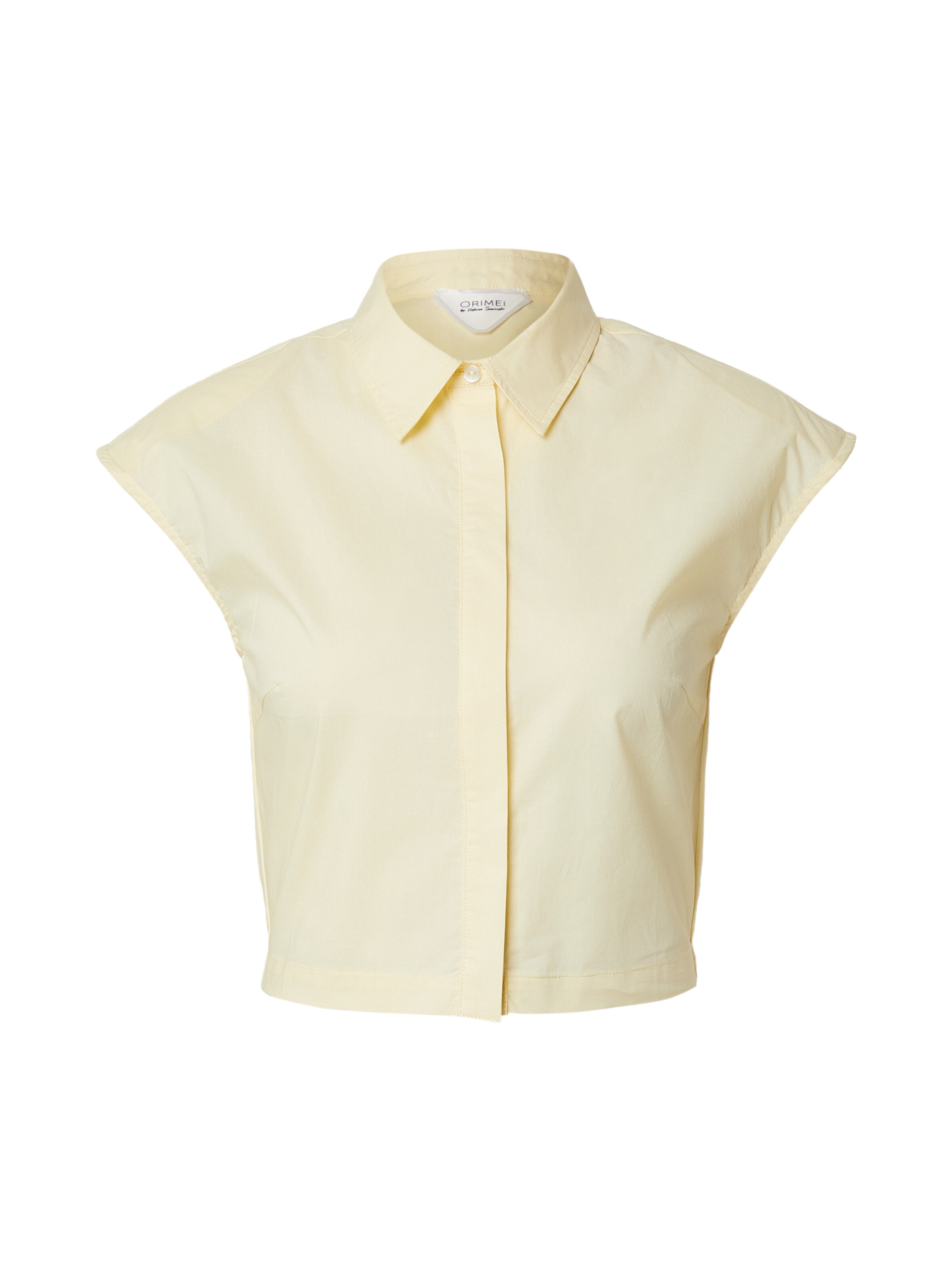 Chemisier ORIMEI by Victoria Swarovski en jaune : devant