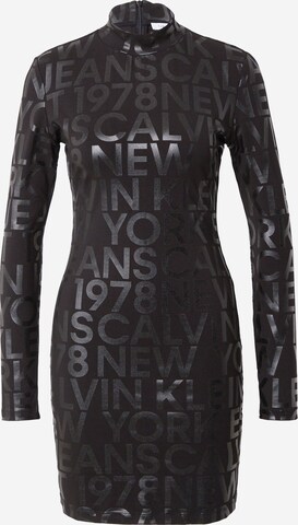 Calvin Klein Jeans Dress in Black: front