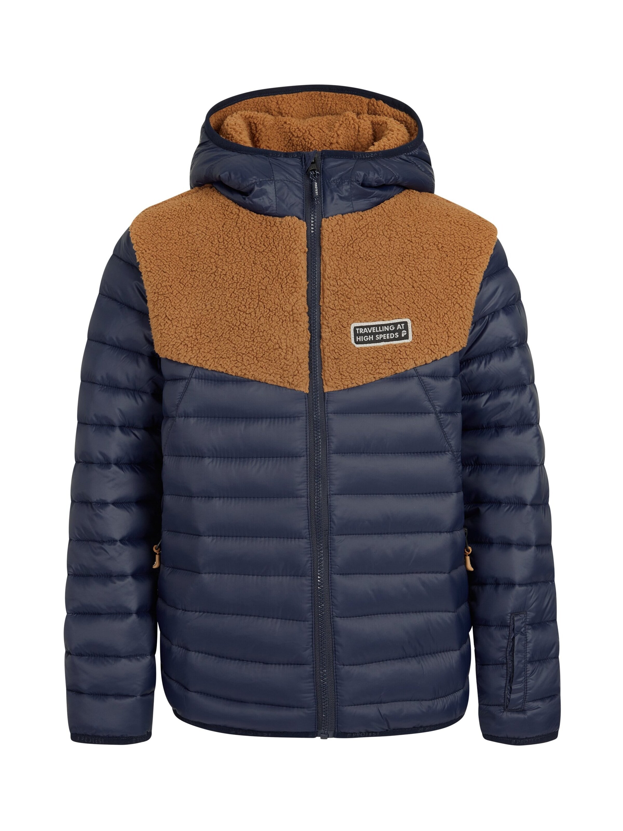 PROTEST Winterjas 'PRTDUCO JR' in Blauw: voorkant