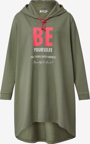 Angel of Style Sweatshirt in Green: front