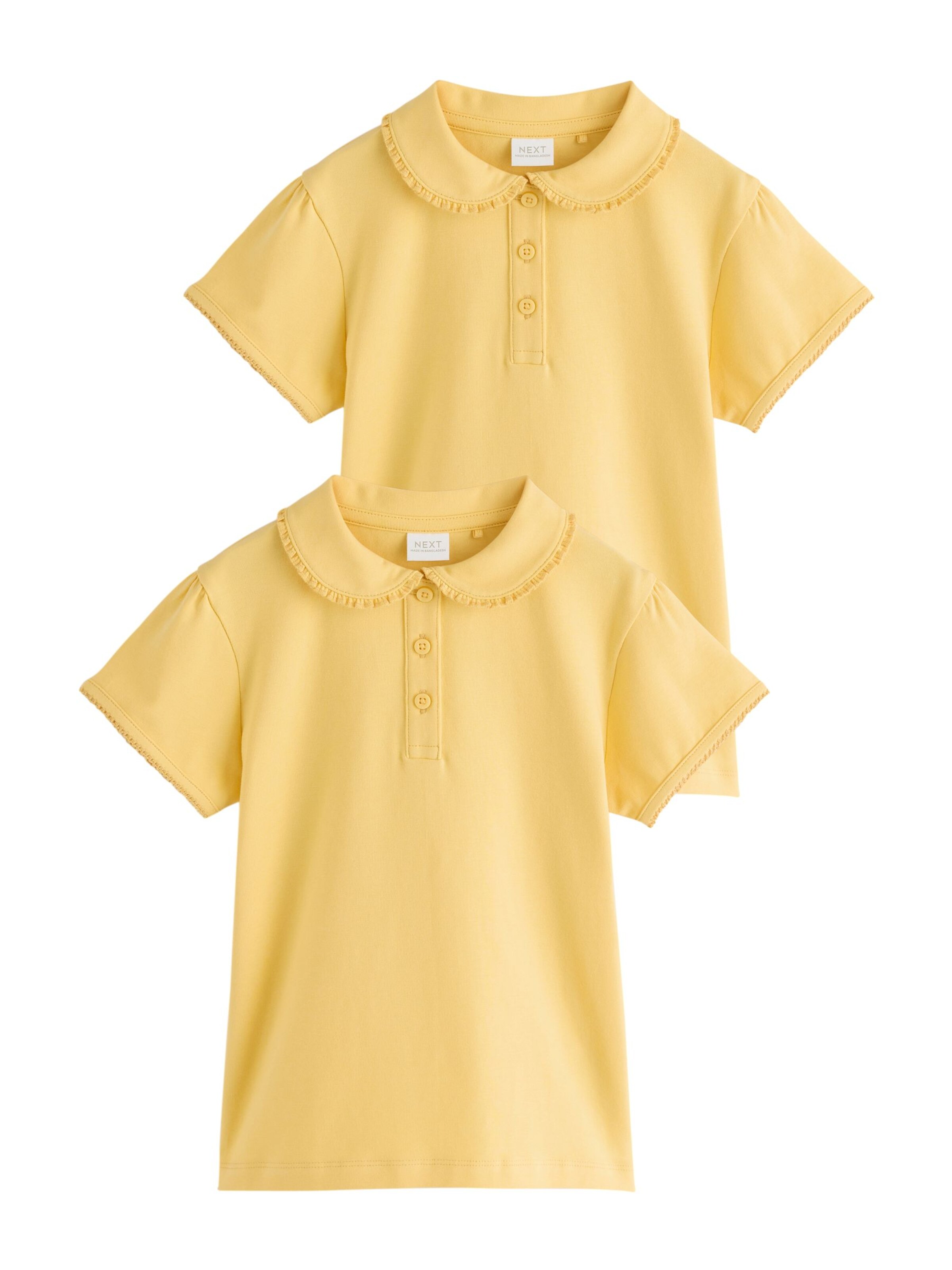 T-Shirt Next en jaune : devant