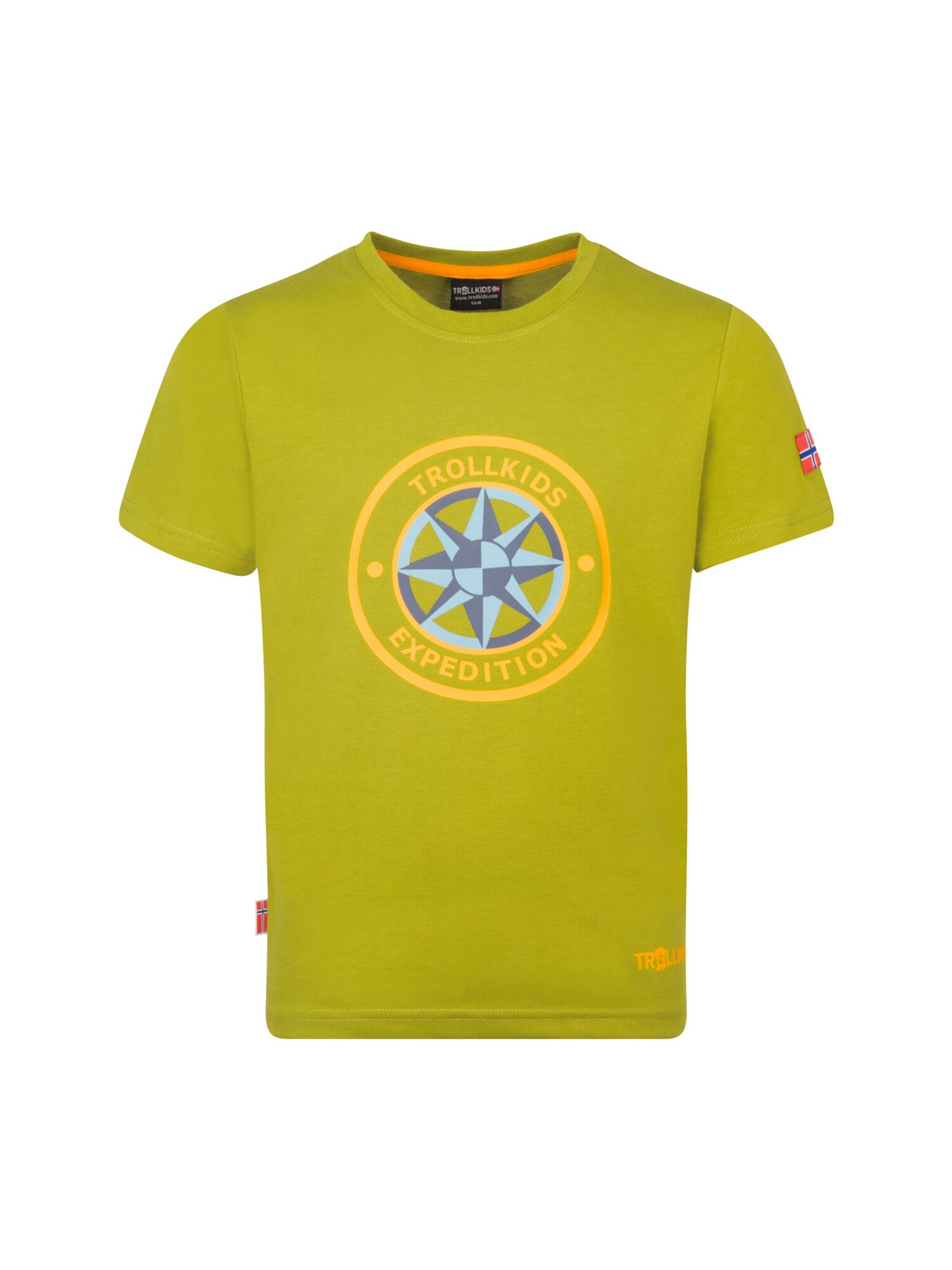 TROLLKIDS Performance Shirt in Green: front