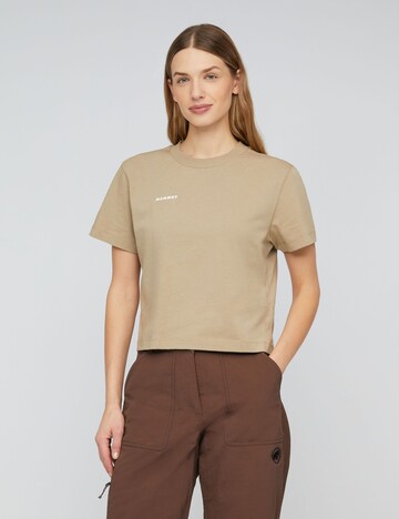 MAMMUT Funktionsshirt in Beige: Vorderseite