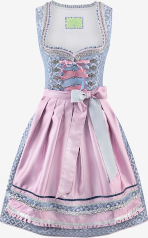 STOCKERPOINT Dirndl in Blauw: voorkant