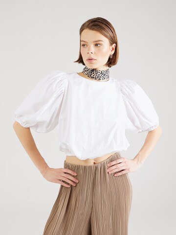 JAN 'N JUNE Blouse 'LAIDE' in Wit: voorkant