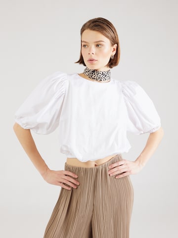 JAN 'N JUNE Blouse 'LAIDE' in Wit: voorkant