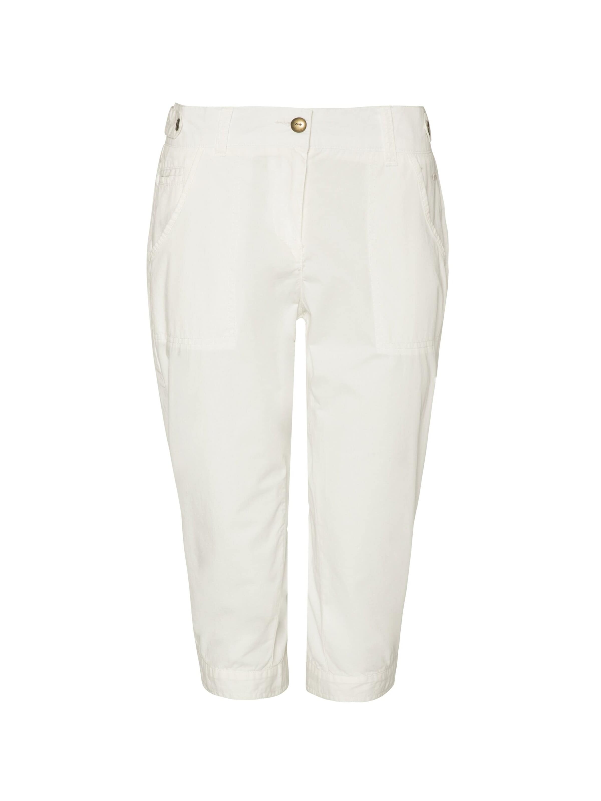 PROTEST Regular Broek 'SOUPIE' in Wit: voorkant
