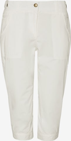 PROTEST Regular Broek 'SOUPIE' in Wit: voorkant