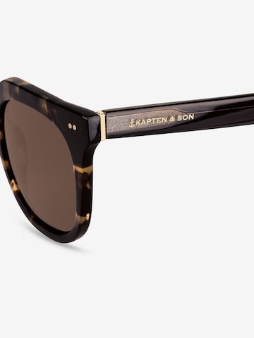 Lunettes de soleil 'Florence Amber Tortoise Brown ' Kapten & Son en marron