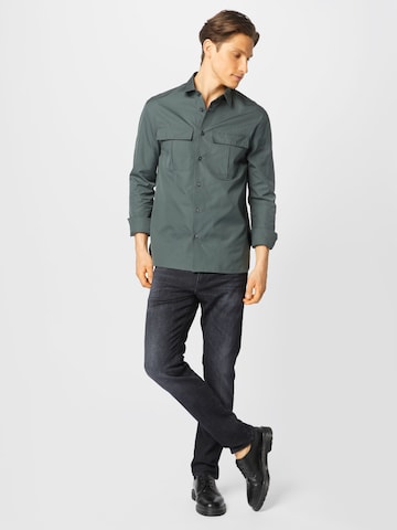 BOSS Black Regular Fit Hemd 'Niceto' in Grün