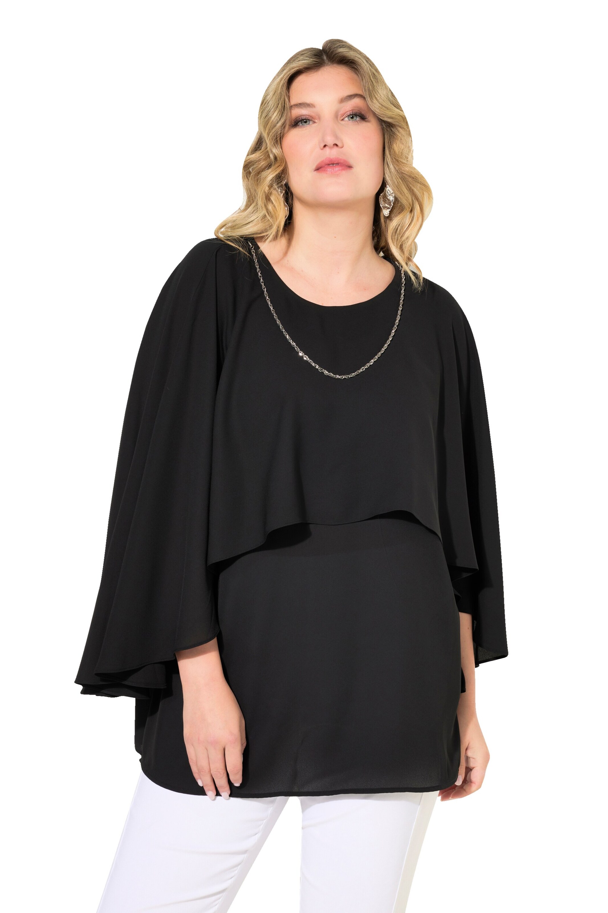 MIAMODA Bluse in Schwarz: Vorderseite