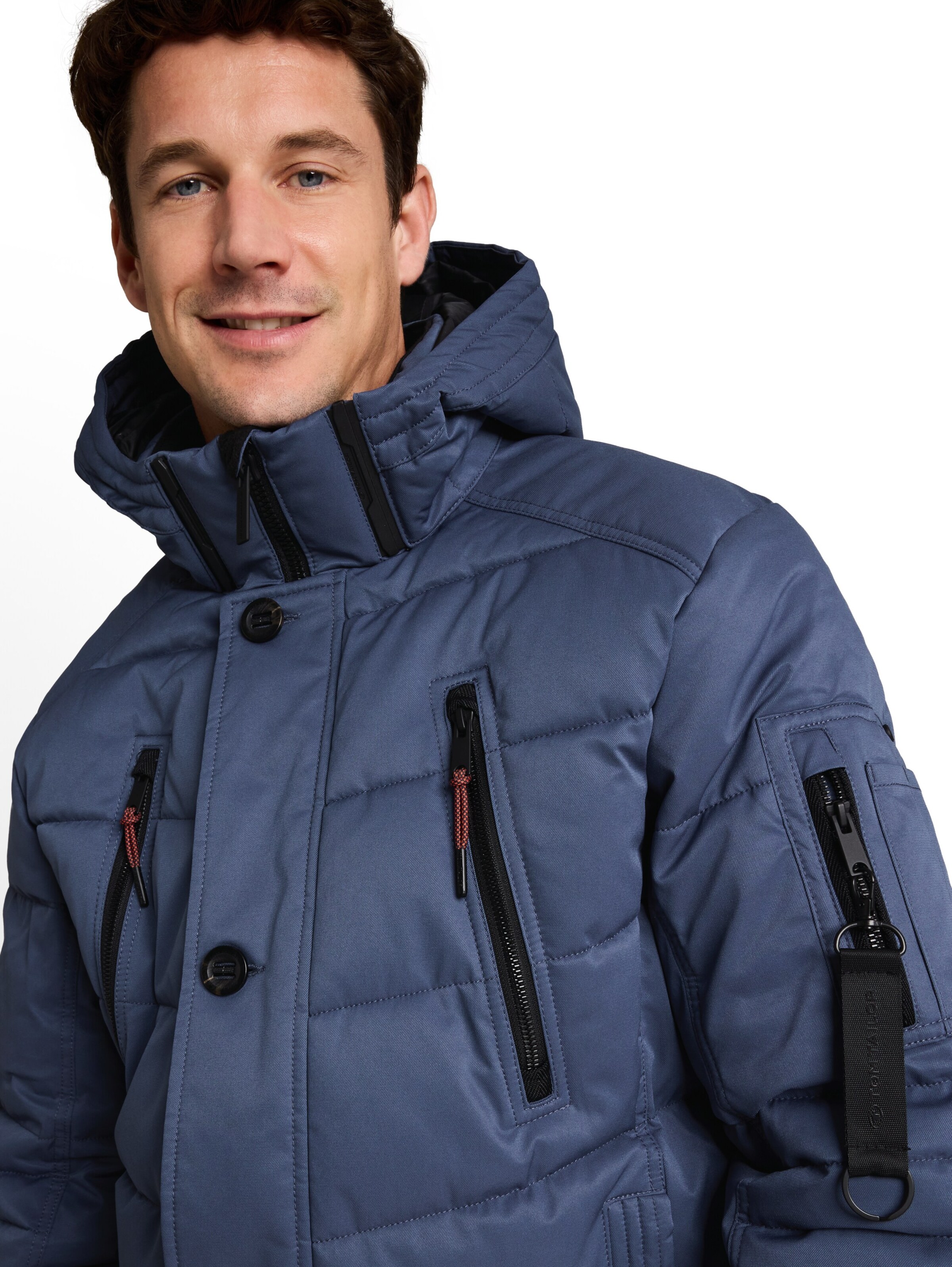 TOM TAILOR Winterparka in Blau